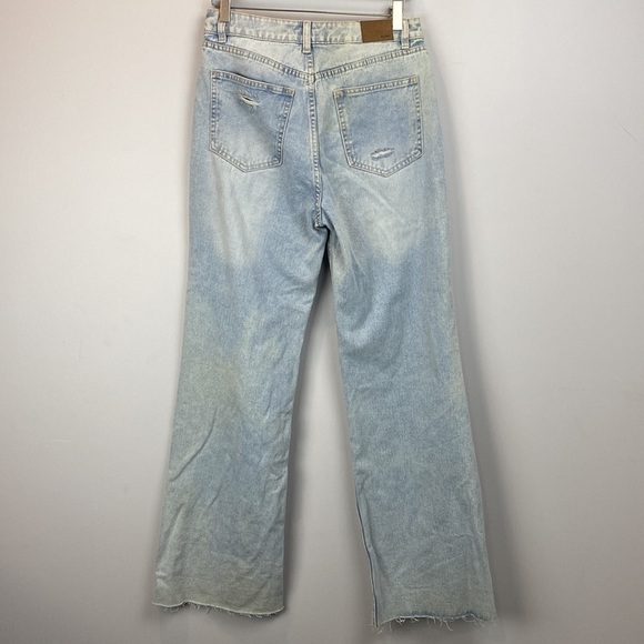 Aeropostale • high rise, wide leg destroyed denim jeans - Picture 3 of 14